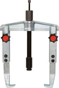 KS Tools Hydraulischer Schnellspann-Universal-Abzieher 2-armig mit verlängerten Haken in Silber - Bild 1