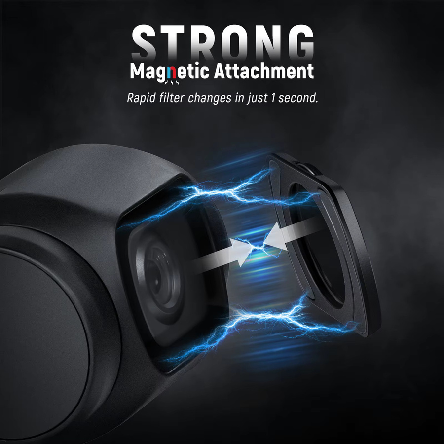 NEEWER Magnetisches ND/CPL-Filterset für DJI OSMO Pocket 3, 6er-Pack in Schwarz mit UV, CPL, ND16, ND32, ND64 und ND256 Filtern - Bild 3