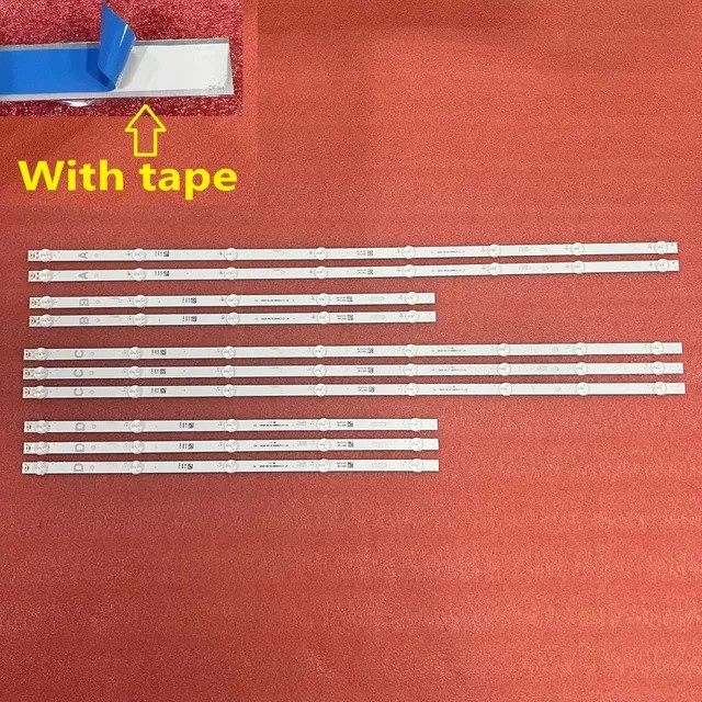 LED-Streifen in Weiß für Toshiba 65UL3B63DG, 65U2963DB, 65UA3D63DG, 65UL2063DB, Panasonic TX-65HX580EZ, TX-65HX580B und JVC LT-65CF890, LT-65VU3000 - Bild 1