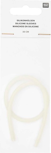 Rico Design Silikonhülsen zum Einsetzen und Aufstecken von Pickern, Länge: 30 cm, Durchmesser: 4 mm - Bild 1