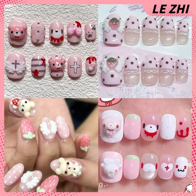 Keeppley Press On Nails, Glänzend, Unisex - Bild 1
