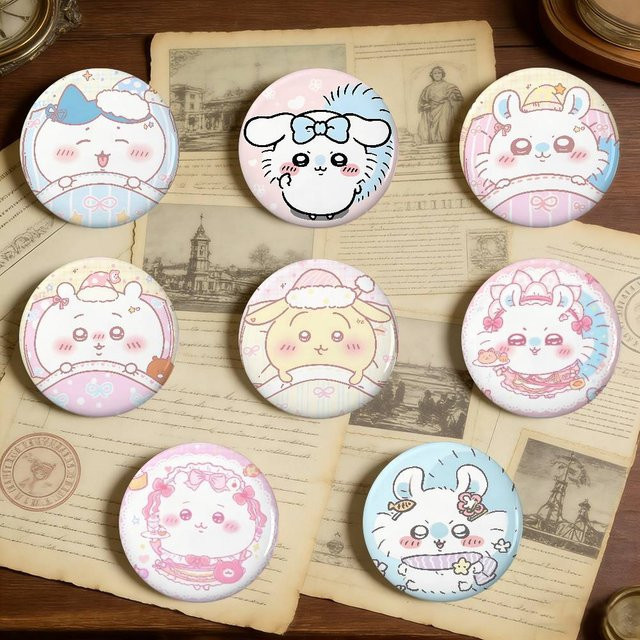 Bilibili Brosche, Runde Lapel Pins, Weißblech, Unisex - Bild 1