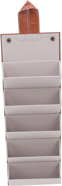 TOMTOP Sonnenbrillen-Organizer-Etui, PU-Leder, Braun - Bild 1