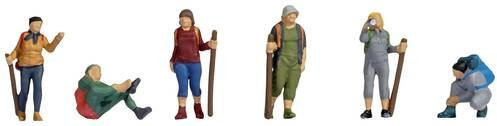 NOCH H0 Figurenset Pilger 15868 Bemalt Stehend und Sitzend Mehrfarbig