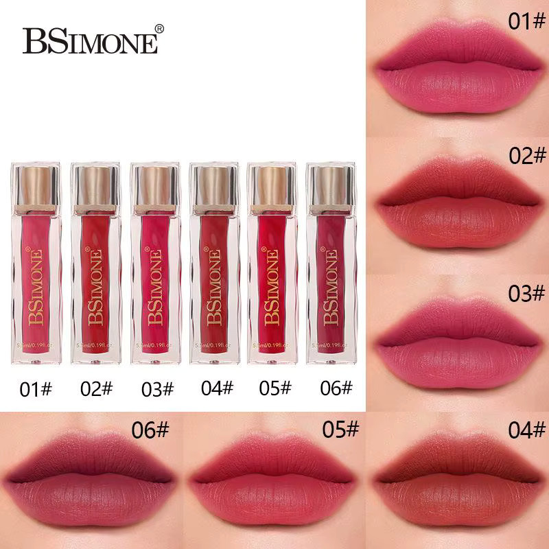 BSIMONE Flüssiger Lippenstift, Matt, Rot, Damen - Bild 3