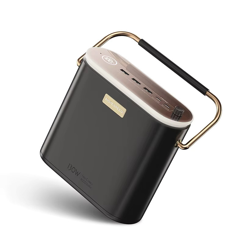 Moves peed S80 Power Bank 80000mAh 130W Schnelllade-Powerbank für Laptop, Drohnen und Kameras in Schwarz - Bild 6