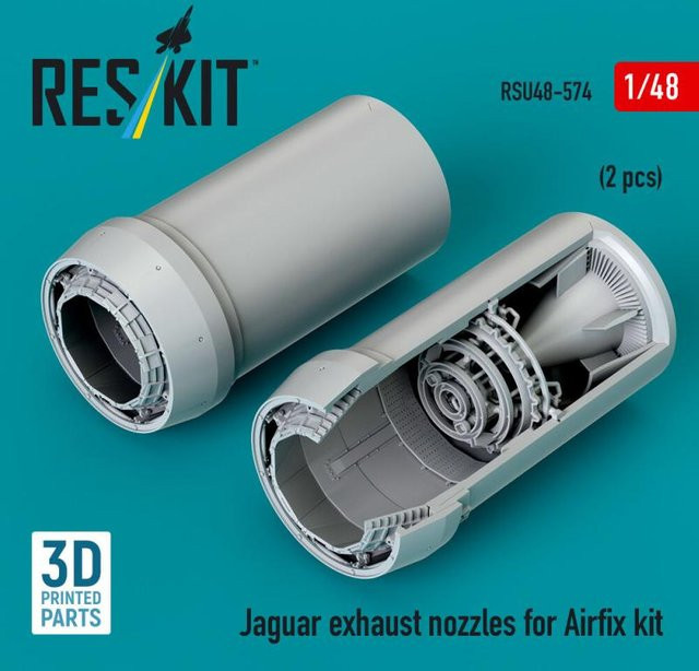 ResKit Models Jaguar exhaust nozzles, 3D Printed - Bild 1