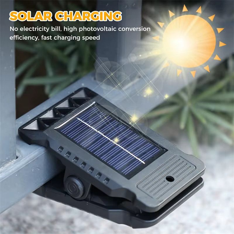 Wasserdichte Solar-LED-Clip-on-Leuchten mit Bewegungsmelder und 3 Modi für die Außenbeleuchtung am Zaun - Bild 2