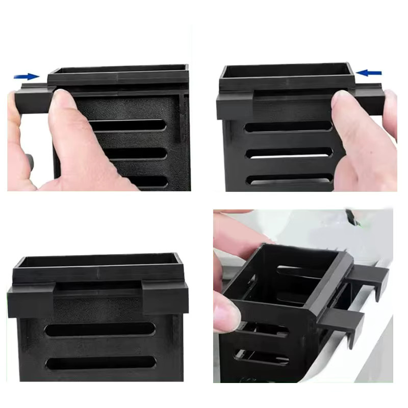 WHPHous Hängender Aquarium-Pflanzenhalter in Schwarz aus Kunststoff für Aquascape-Dekorationen - Bild 5
