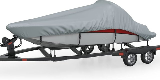 Bootsplane von VD Home Furnishing aus Polyester, Farbe: Grau, Länge: 488 bis 564 cm, Breite: 239 cm - Bild 1