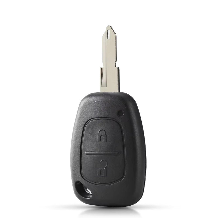 Keyyou Fernbedienung für Renault Traffic Master Vivaro Movano Kangoo mit ID46 Schlüssel 433MHz und 2 Tasten in Schwarz - Bild 3