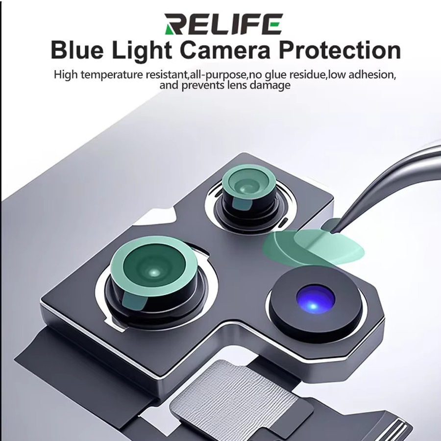 RELIFE HO2 Kameraobjektiv-Schutzfolien-Set für mobile Reparaturen, 1000 Stück, 7 mm und 12 mm - Bild 2