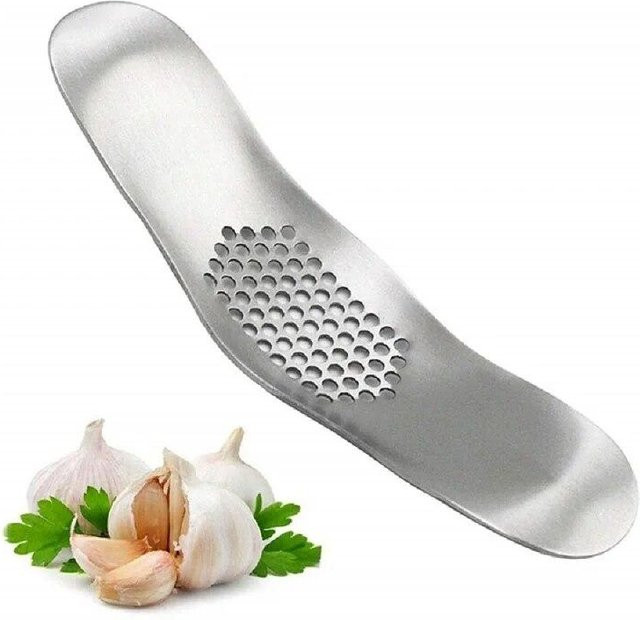 Love Home Garden Knoblauchpresse aus Edelstahl in Weiß als multifunktionaler Küchenhelfer - Bild 1