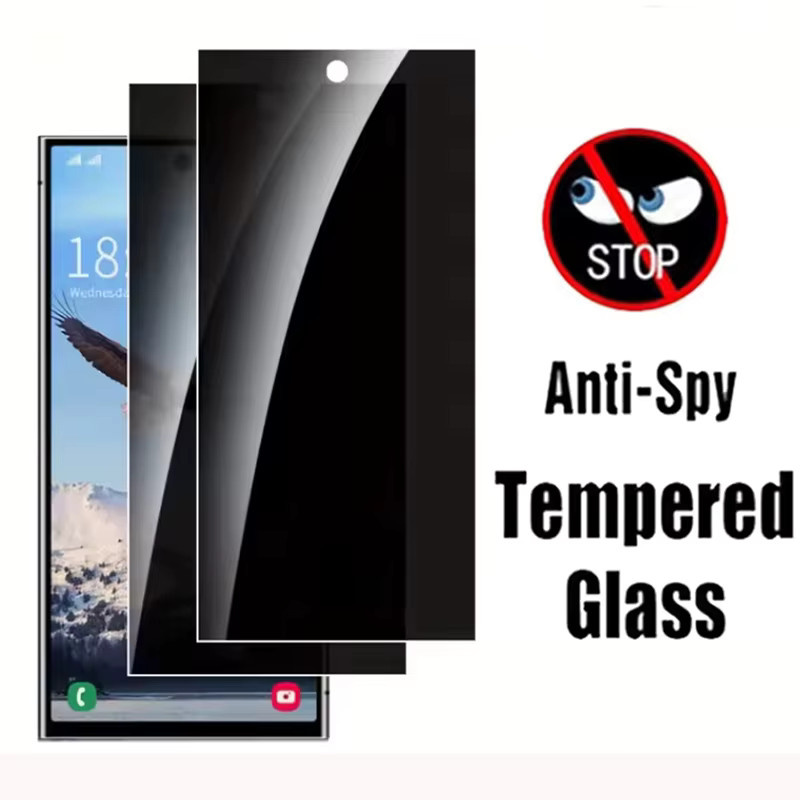 Samsung Galaxy Privatsphäre Displayschutzfolie aus gehärtetem Glas für S26 S25 S24 S23 S22 S21 S20 S10 Ultra und FE Modelle Anti-Peep Schutzfolie - Bild 2