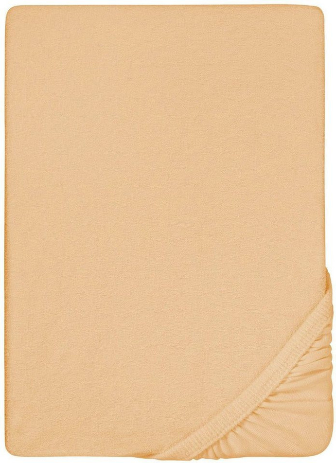 Biberna Spannbettlaken Premium Frottee-Stretch mit Rundumgummi, 80% Baumwolle, bügelfrei - Bild 1