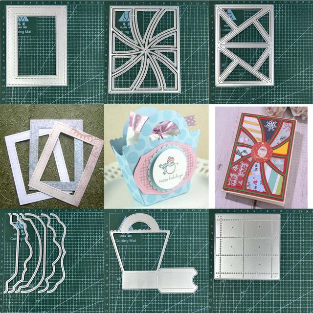 Metall Prägeschablonen und Stanzwerkzeuge für DIY Scrapbooking und Bastelarbeiten - Bild 1
