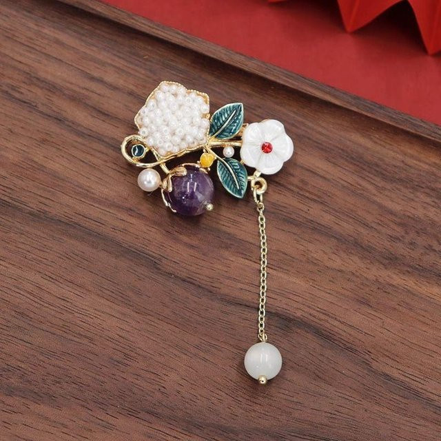 JEWEL HOME Brosche, Perlen, Damen - Bild 1