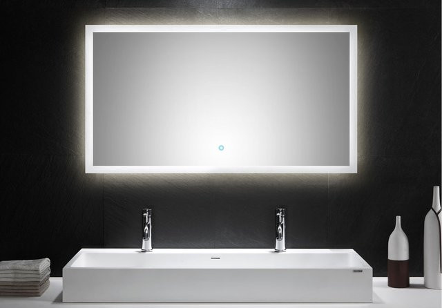 Posseik LED Spiegel mit Touch Bedienung für das Badezimmer, Breite: 120 cm, Höhe: 65 cm - Bild 1