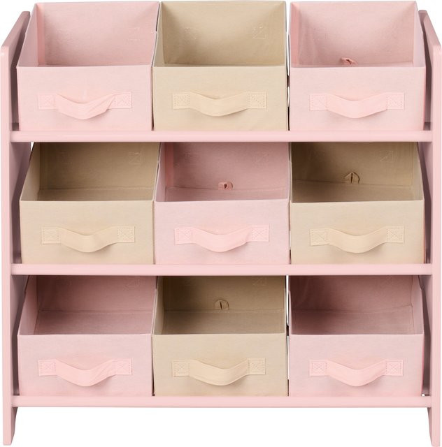 LIVARNO Kinder Aufbewahrungsregal für das Kinderzimmer, Pink, B/T/H: 62 x 30 x 62 cm - Bild 1
