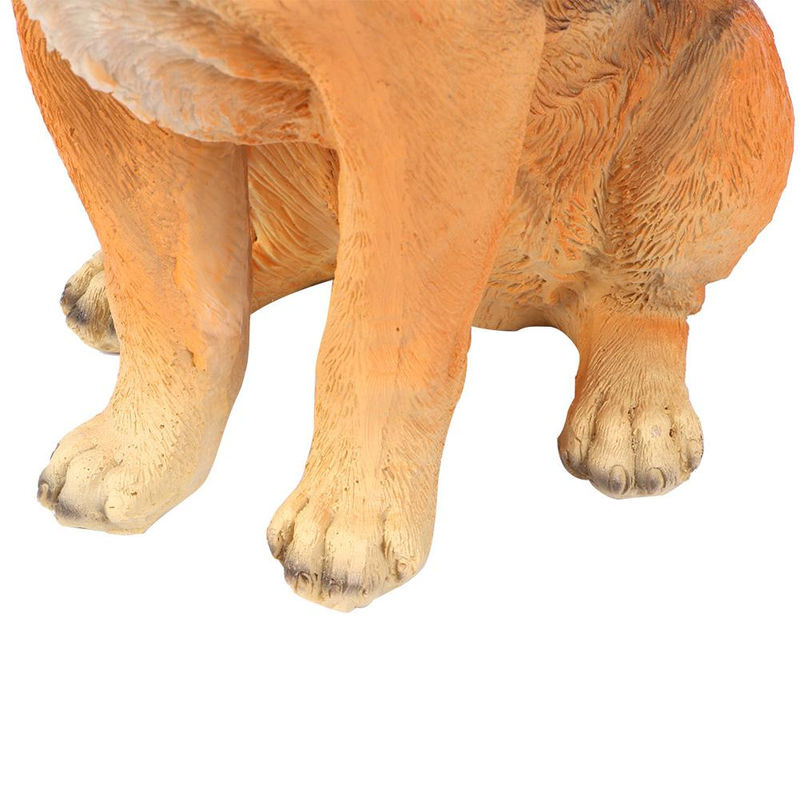 Neoglint Hund Figur aus Kunstharz als mehrfarbige Garten Dekoration für Balkon und Landschaft - Bild 4