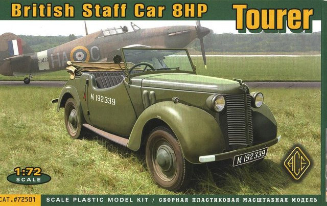 ACE British Staf car 8hp Tourer, Fahrzeug, 1:72 - Bild 1