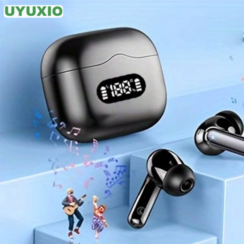 UYUXIO KI-Sprachübersetzer Kabellose TWS Kopfhörer mit Bluetooth 5.4 für 144 Online-Sprachen in Schwarz oder Weiß - Bild 2