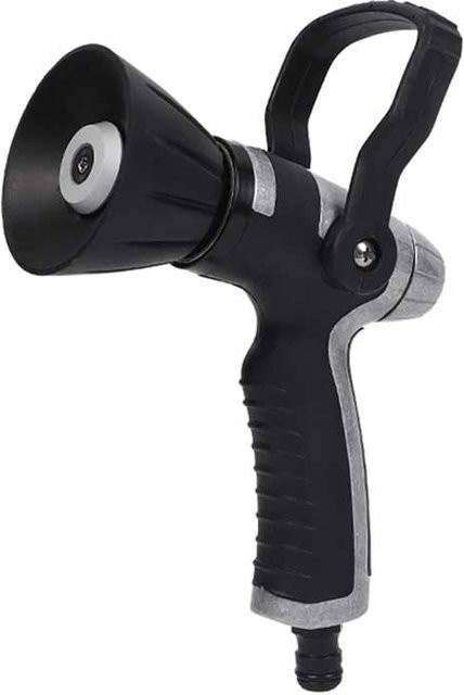 Einstellbare Hochdruck-Rotations-Wasserspritzpistole in Schwarz mit variabler Durchflussregelung für Garten und Auto - Bild 1