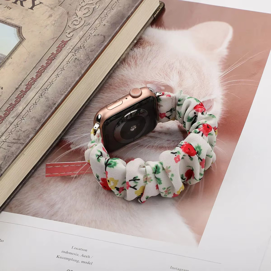 Uhrenarmband Scrunchie, Textil, Unisex - Bild 4