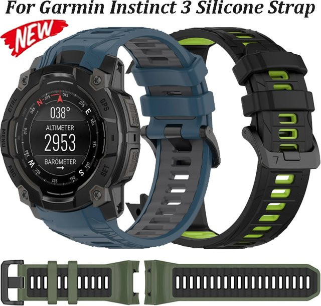Garmin Uhrenarmband Silikon, zweifarbig, 45 mm, 50 mm, Unisex - Bild 1