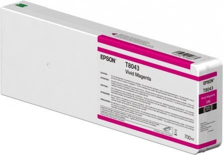 Epson T8043 Original Tintenpatrone Vivid Magenta für SureColor SC-P6000, SC-P7000, SC-P7000V, SC-P8000, SC-P9000, SC-P9000V (C13T804300) - Bild 1