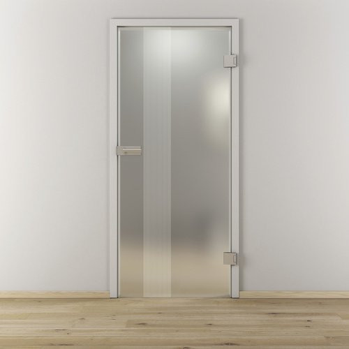 NOVADOORS Glasdrehtür NOVA 594, transparent, B/H: 83,4 x 197,2 cm - Bild 1