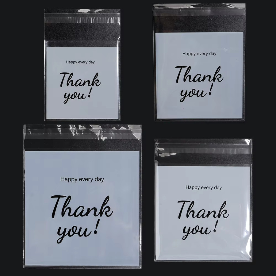 100 Stück transparente selbstklebende OPP Plastiktüten von louleur für Schmuck, Süßigkeiten und Geschenke - Bild 2