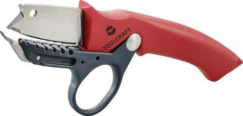 Toolcraft TO-9625929 991 Kabel-Papiermesser aus Edelstahl in Rot - Bild 1