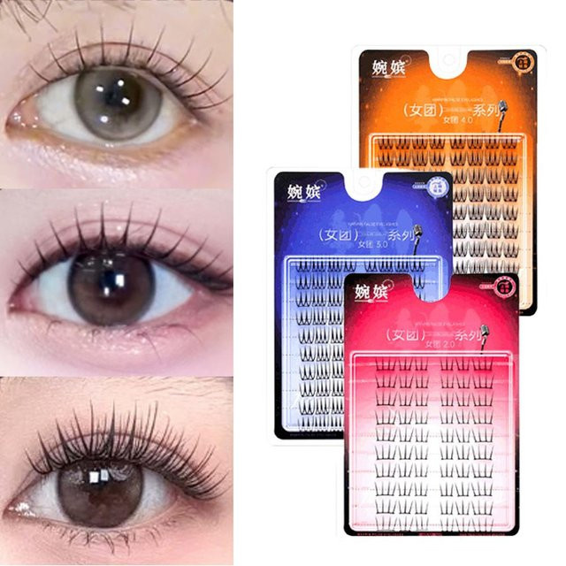 3D Künstliche Wimpern, Natürliches Volumen, Wiederverwendbar, Unisex - Bild 1