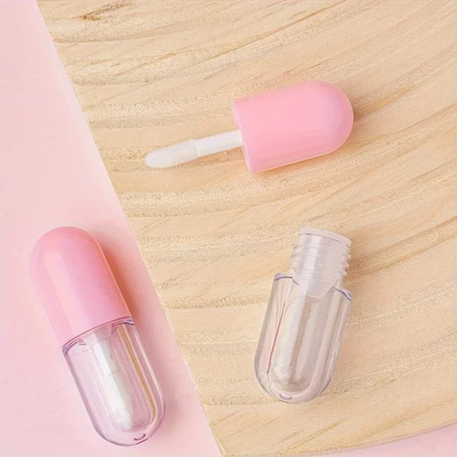 FIGHTYU Mini-Lipgloss-Röhre und Lippenstiftflasche, 2 ml, Unisex - Bild 1