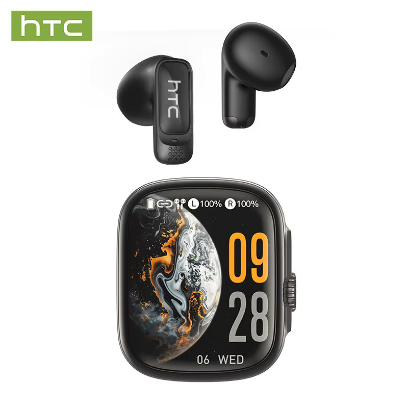 HTC NE72 Bluetooth TWS In-Ear-Sportkopfhörer mit AI-Übersetzungsfunktion in Schwarz - Bild 3