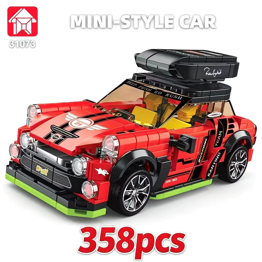Leyi Technik City Rennsportfahrzeug-Modellbausatz, 358 Teile - Bild 4
