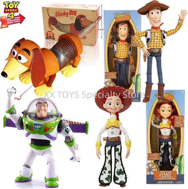 Disney Toy Story Woody Buzz Jessie Talking Vocal Model Toys - Bild 1
