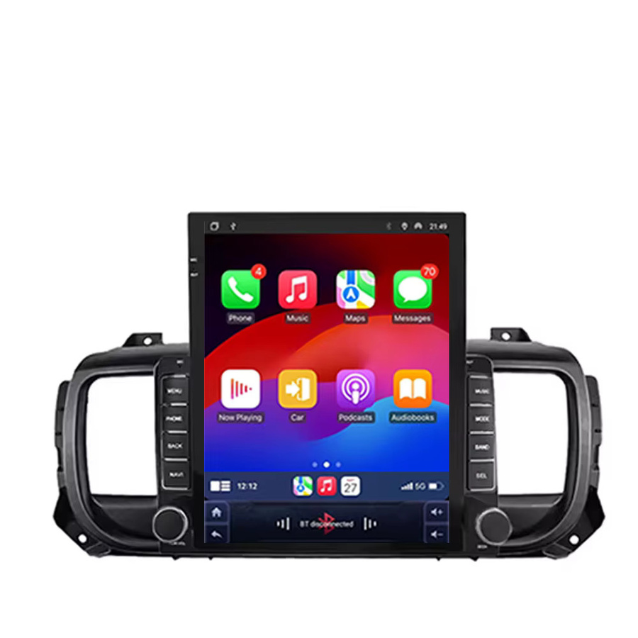 Forefeel Android 15 Autoradio mit 9,7 Zoll vertikalem Bildschirm für Citroen Jumpy 3 und Peugeot Expert 3 (2016–2021) in Schwarz - Bild 4