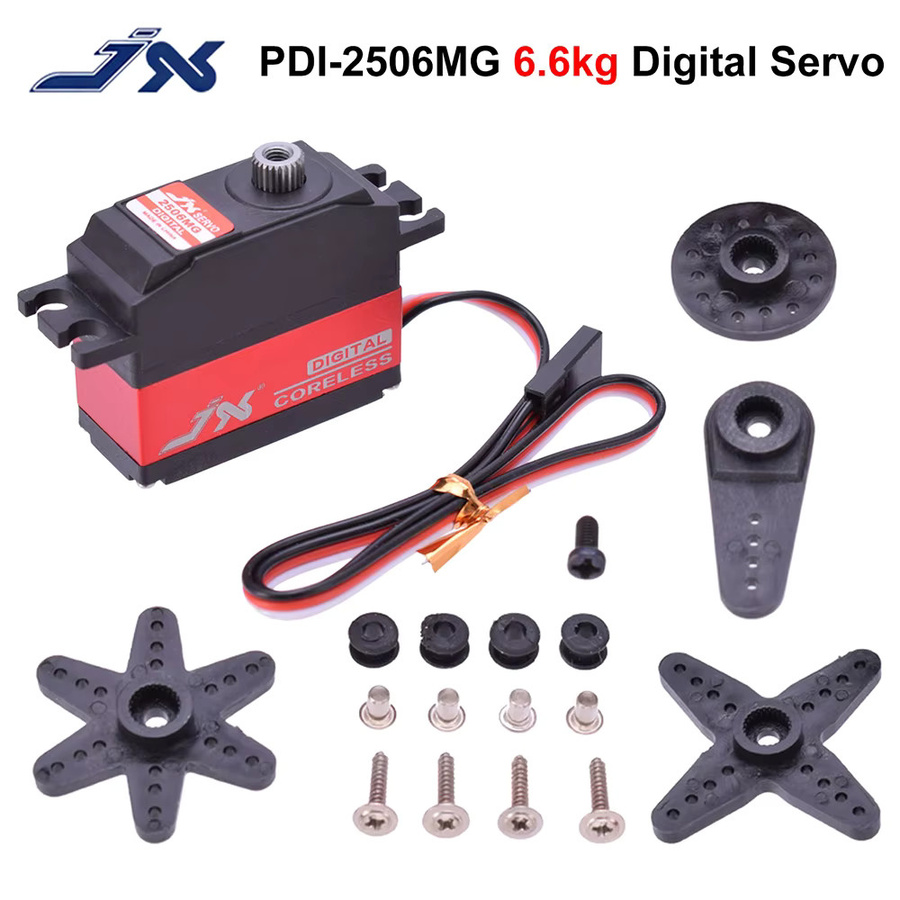JX PDI-2506MG Digitales kernloses Servo, Metall, Zubehör - Bild 2