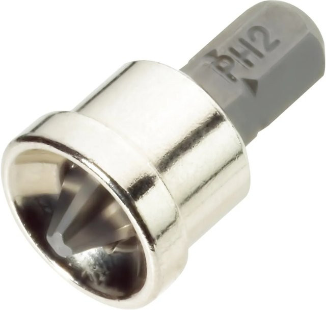 LUX-TOOLS Innenausbau-Bit PH2 aus Stahl in Silber - Bild 1