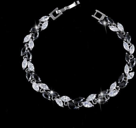 Wong Armreif 925 Silber, Saphir, Rubin, Damen - Bild 1