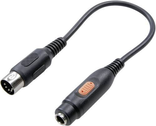 SpeaKa Professional SP-7870312 Audio Adapter DIN-Anschluss auf Klinke Schwarz - Bild 1