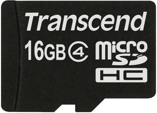 Transcend Industrial microSDHC Speicherkarte Class 4, 16GB, Schwarz - Bild 1