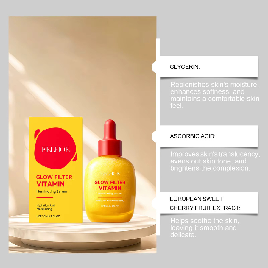 eelhoe Vitamin C Illuminating Serum mit Niacinamid & Hyaluronsäure - Bild 2