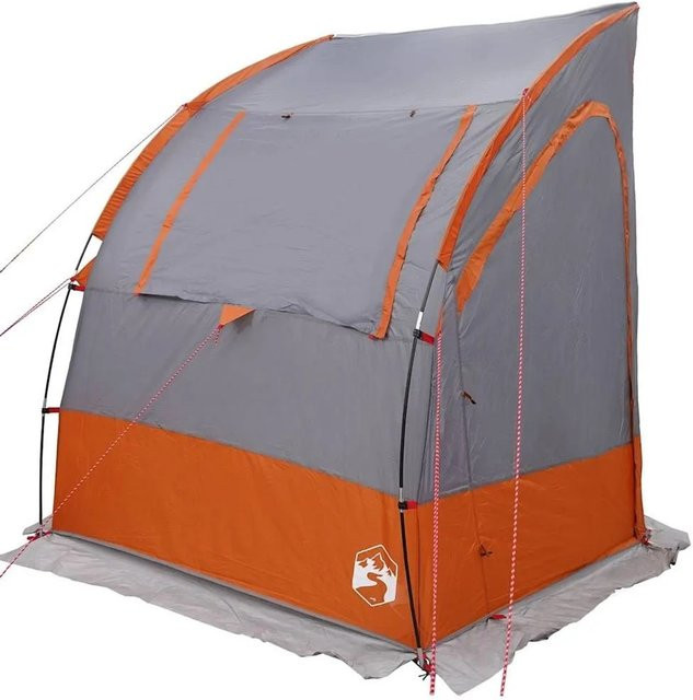 vidaXL Heckklappenzelt Grau und Orange B/T/H: 194 x 180 x 210 cm - Bild 1
