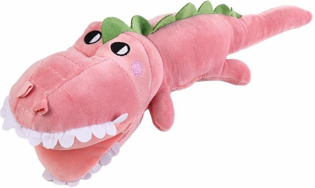 Binchi Fitness Kawaii Kuscheltier Krokodil, Plüschtiere, rosa, ab 2 Jahren - Bild 1