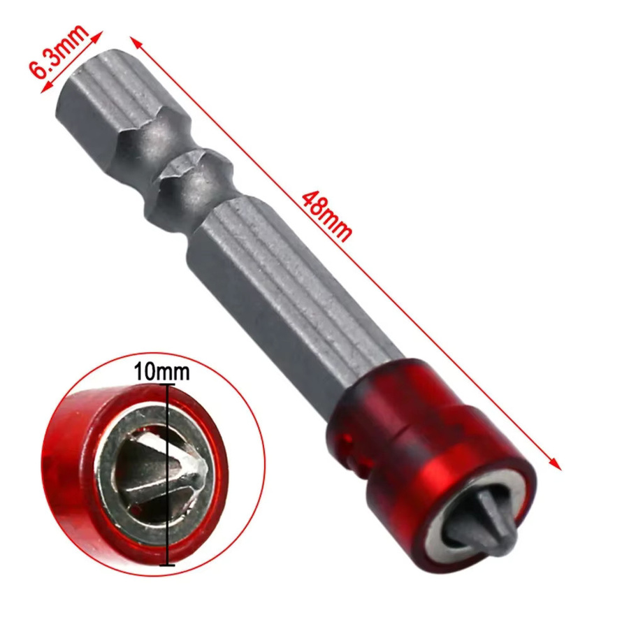 KRIOCY Rutschfeste Kreuzschraubendreher-Bits als magnetische Bohrspitzen für elektrische Handbohrmaschinen - Bild 3