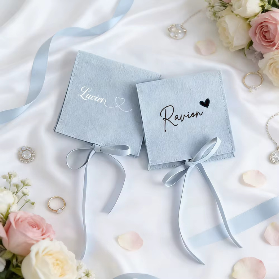 3-teiliges Set Schmuck-Aufbewahrungstaschen, Personalisierte Namenskarte - Bild 1