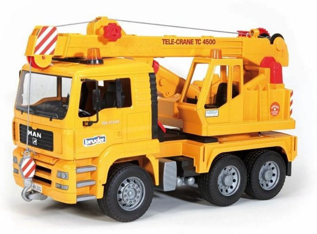 Bruder MAN TGA Kran-LKW Baufahrzeug Gelb - Bild 2